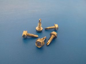 Screw, 4.2 x 13, VDPM Type,  Hex Head, Mild Steel Bright Zinc Plate, Self Drill: CEVaC FF4200